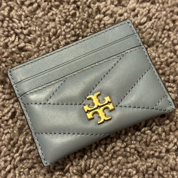 Tory Burch Accessories - Tory Burch Quilted Blue Card Holder